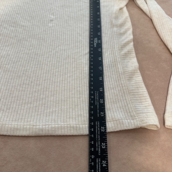 Madewell Ribbed Turtleneck Long-Sleeve Tee • size small • NT768 • NWT - Picture 8 of 15